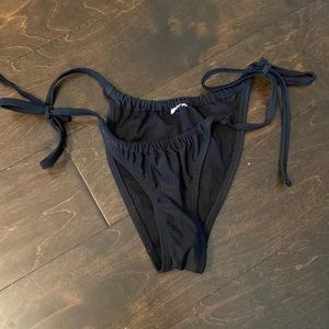 Black bikini bottoms